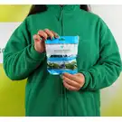 Duży ozdobny zbiornik na deszczówkę Aquacan, antracyt, 360L + kran + zestaw przyłączy